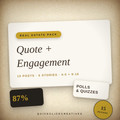 Quote + Engagement Fillers — Real Estate Social Media Templates