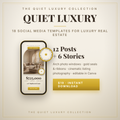 Quiet Luxury Beige System — Real Estate Social Media Templates