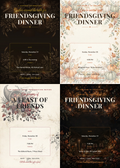 Friendsgiving Dinner Invitation Pack