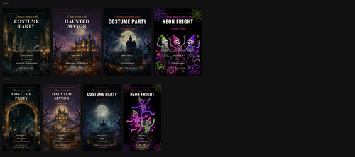 Halloween Costume Party Invitation Pack