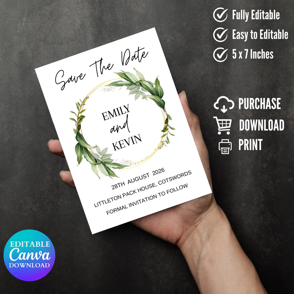 Christmas Save the Date, Editable Save the Date For Christmas Party Invitation,  Printable Christmas Save The Date Calendar Invitation Card