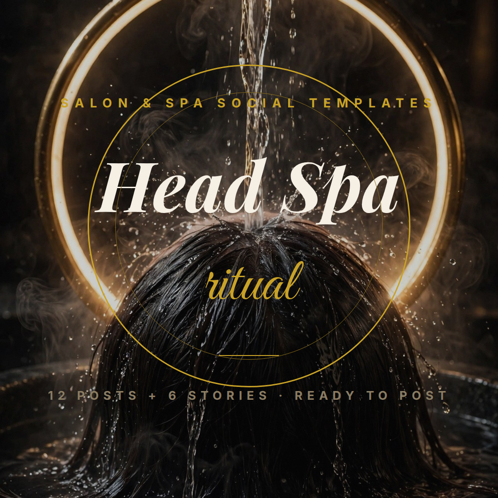 Head Spa Ritual — Japanese Head Spa Social Media Templates