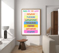 Weekly Planner Wall Art: Minimalist Home Office Decor (Digital Download)