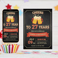 Beer Surprise Birthday Party Invitation: Editable DIY Printable (Digital Download)