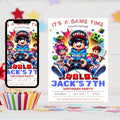 Roblox Birthday Invitation Template: Kids Game Party Invite, Game Birthday, Roblox Boy Birthday, Editable Template Invitation, Kids Invite, Roblox Party, Roblox, Party
