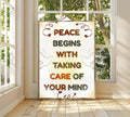 Peace Definition Print: Minimalist Self-Love Wall Art (Digital Download)