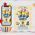 Editable Minions Birthday Invitation: Fun Kids Party Invite (5x7 inches)